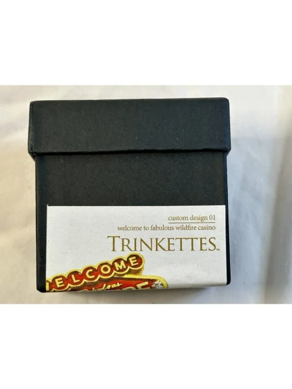 Welcome To Fabulous Wildfire Casino Artform Trinkettes Collectible Boxed Keepsak